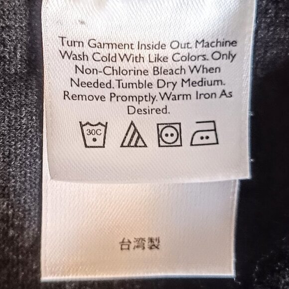 Eddie Bauer Charcoal Grey Full Zip Cardigan Sweater Jacket - Picture 5 of 5